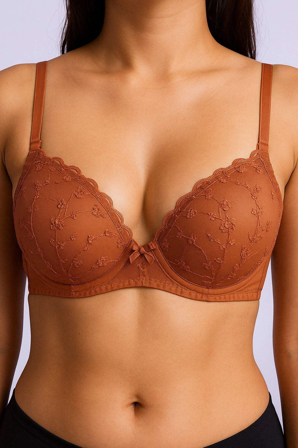 Embroidered Bra